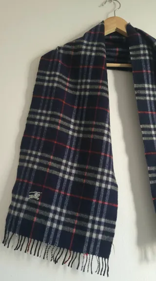 Bufanda Burberry Vintage 80s-90s 