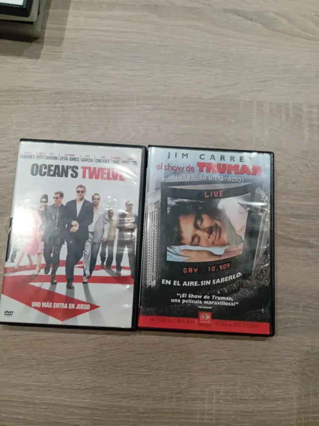 Lote 2 DVDs: Ocean's Twelve y Truman Show