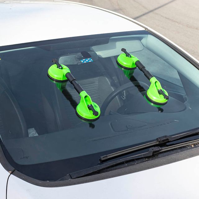 Juego de ventosas y correa con trinquete