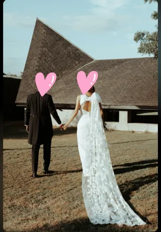 Vestido de Novia Hecho a Medida. Talla 40