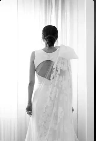 Vestido de Novia Hecho a Medida. Talla 40