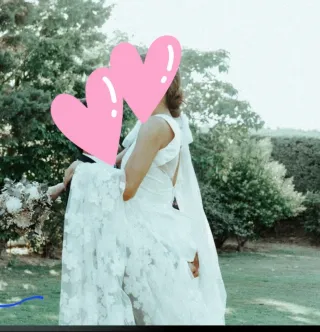 Vestido de Novia Hecho a Medida. Talla 40