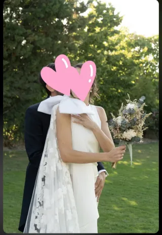 Vestido de Novia Hecho a Medida. Talla 40