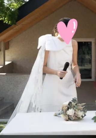 Vestido de Novia Hecho a Medida. Talla 40
