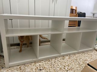 Scaffale Da Parete Ikea Kallax - Bianco, 77x147 Cm, Divisorio Multifunzione, Massimo 13 Kg Per Ripiano, Montaggio A Parete Incluso