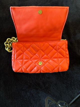 Borsa Zara trapuntata con catena oro