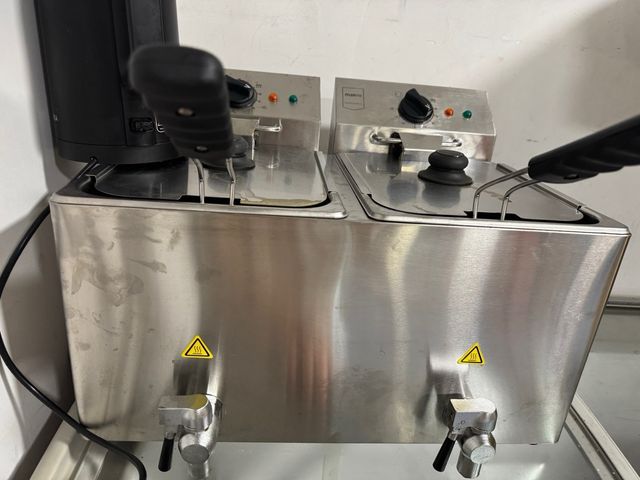 Friggitrice elettrica doppia Metro Professional