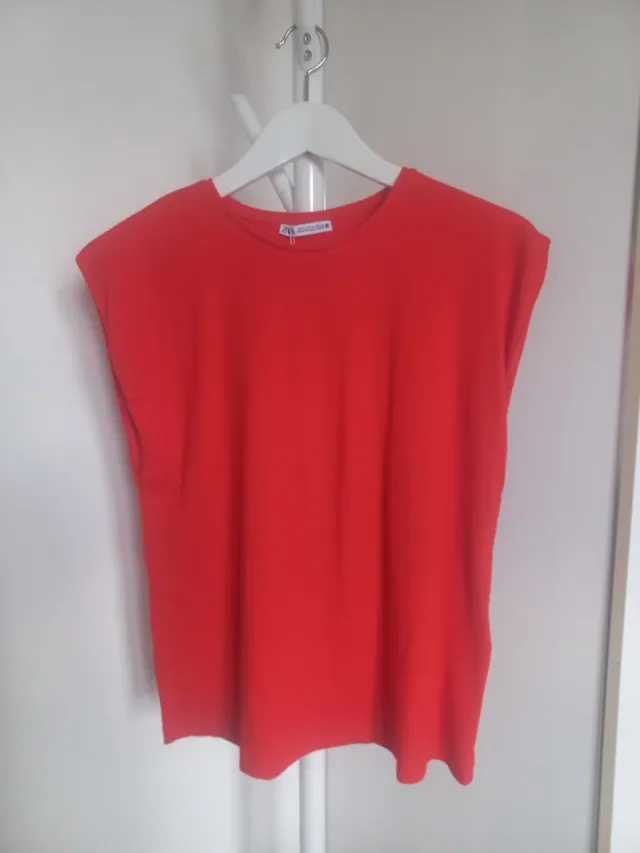 Camiseta Zara Coral Talla M
