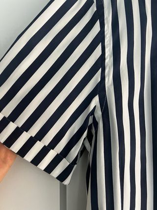 Camisa Zara Rayas Manga Corta Talla M