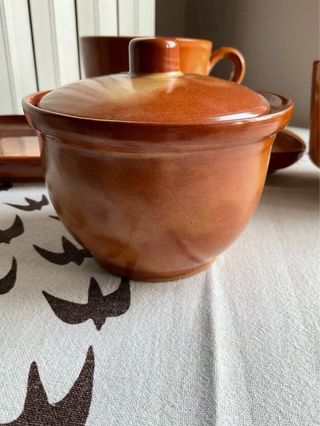 Set colazione terracotta vintage