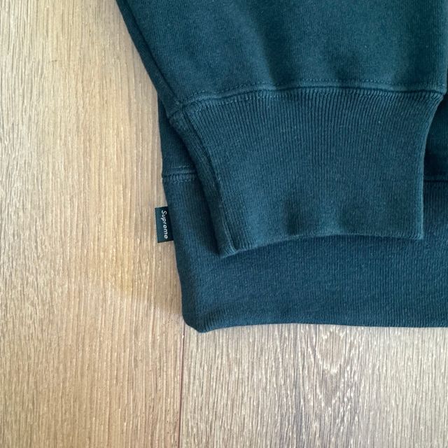 Crewneck Supreme Box logo FW22 Dark pine