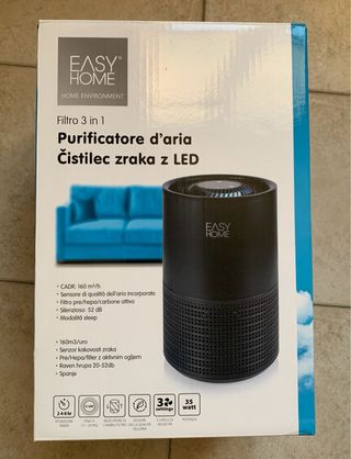 Purificatore Aria Easy Home 3 in 1 Nero