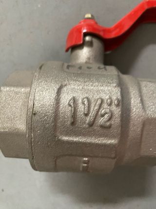 Válvula de esfera DN40 1 1/2”