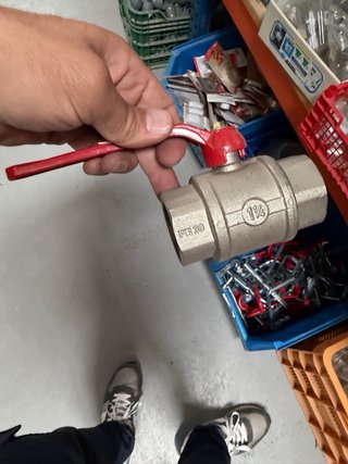 Válvula de esfera DN30 1 1/4”
