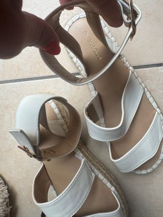 Sandali plateau bianchi Even&Odd