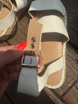 Sandali plateau bianchi Even&Odd