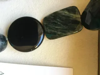 Collana Agata Della Rovere Verde Nera