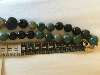 Collana Agata Della Rovere Verde Nera