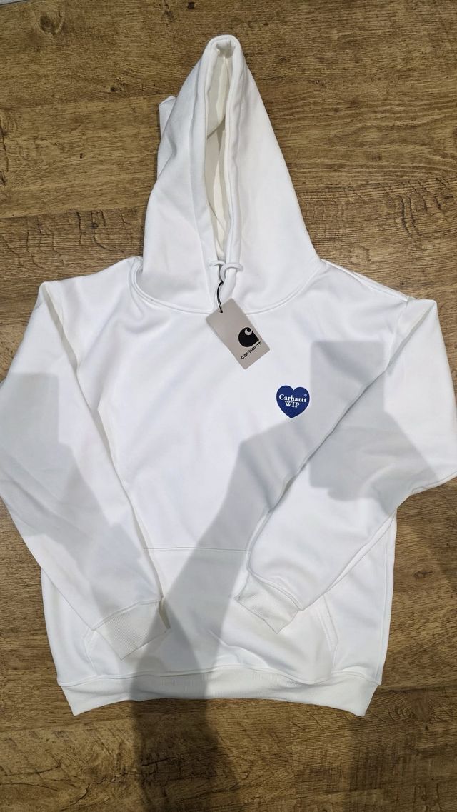 Sweatshirt Carhartt WIP Branco Coração Azul