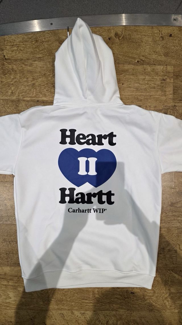 Sweatshirt Carhartt WIP Branco Coração Azul
