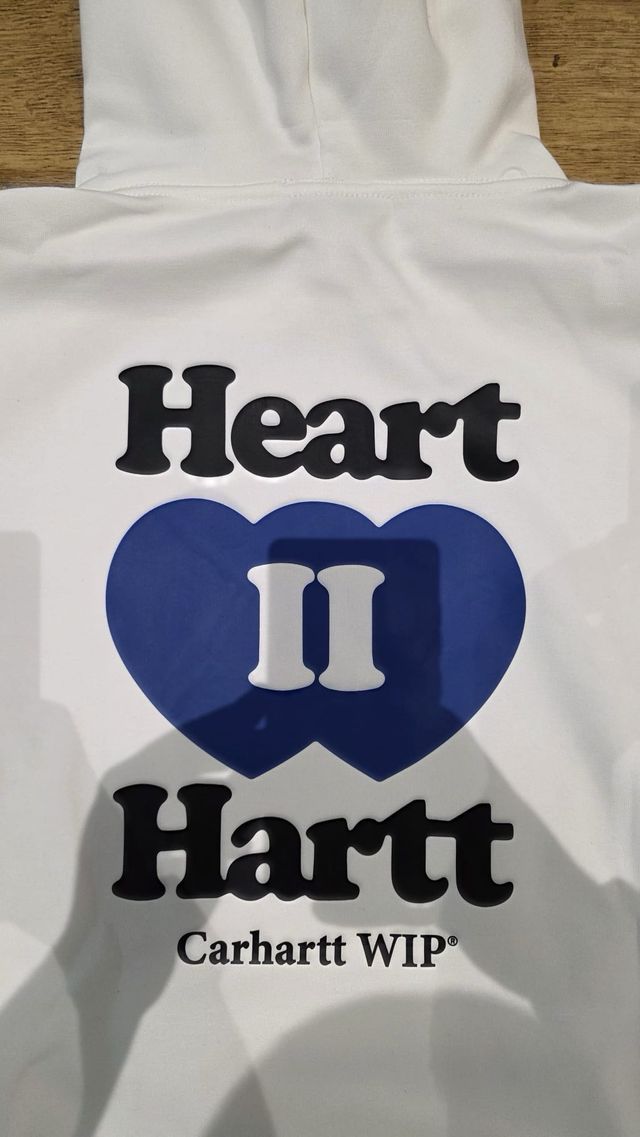 Sweatshirt Carhartt WIP Branco Coração Azul