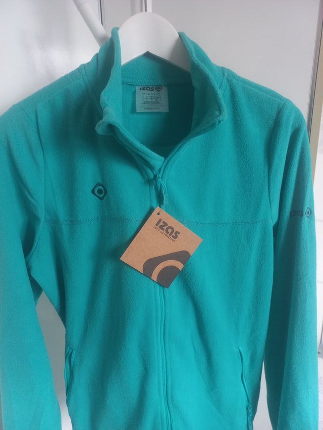 Chaqueta polar Izas verde azulado