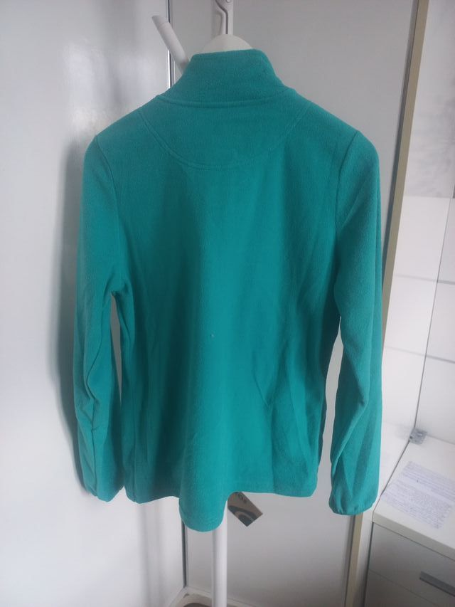 Chaqueta polar Izas verde azulado