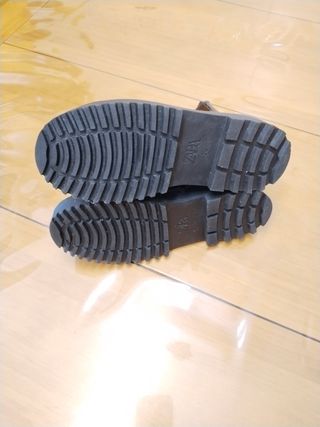 Botines charol Zara negros