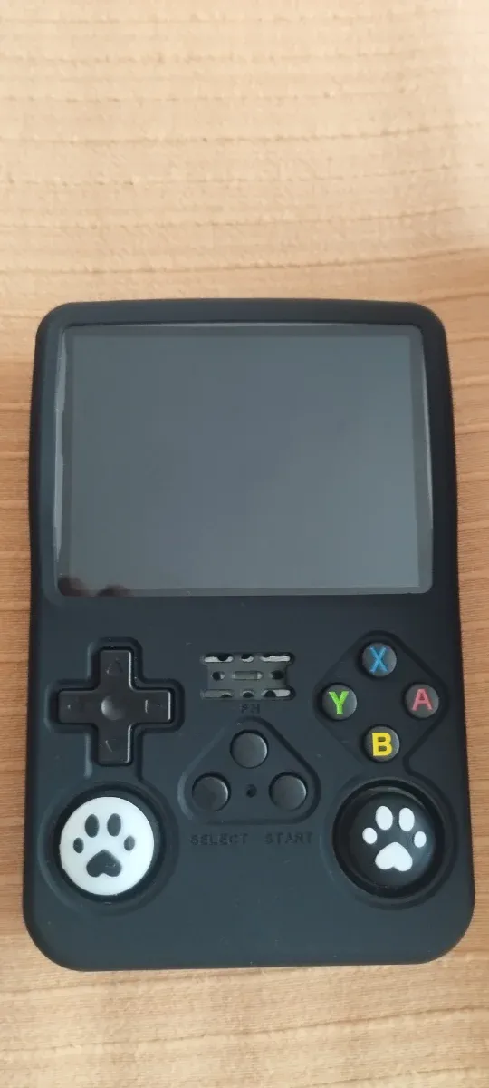 Consola R36S Negra + Accesorios + microSD 128GB