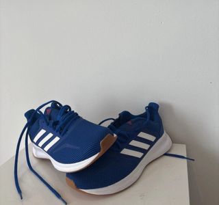 Zapatillas Adidas Azul y Blanco