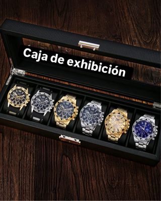Conjunto 7 Relojes Hombre Oro/Plata