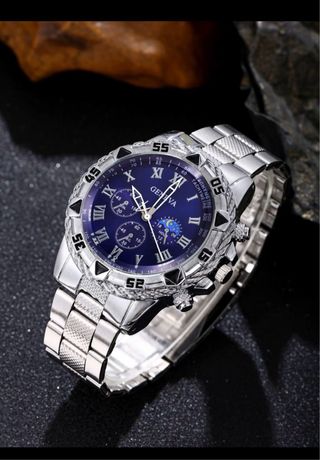 Conjunto 7 Relojes Hombre Oro/Plata