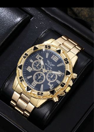 Conjunto 7 Relojes Hombre Oro/Plata