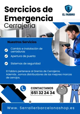 Cerrajeros Barcelona 24hr Persianas, Cerrajería.