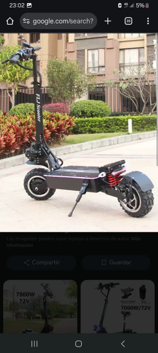 Patinete Eléctrico FLJ SK3 7000W