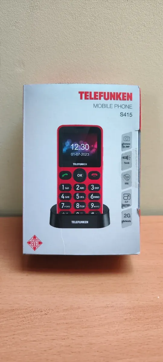 Movil Telefunken S415 Rojo