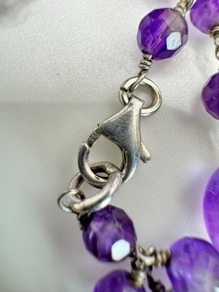 Collana Ametista Argento 925