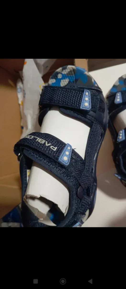 Sandalias Pablosky Velcro Niño Azul