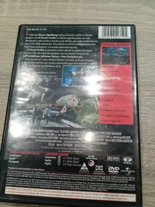 DVD El Mundo Perdido: Jurassic Park