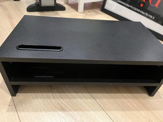 Soporte monitor ordenador negro