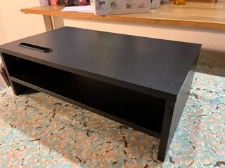 Soporte monitor ordenador negro