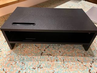 Soporte monitor ordenador negro