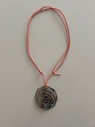 Breil Collana Trine Argento Cordino Rosa