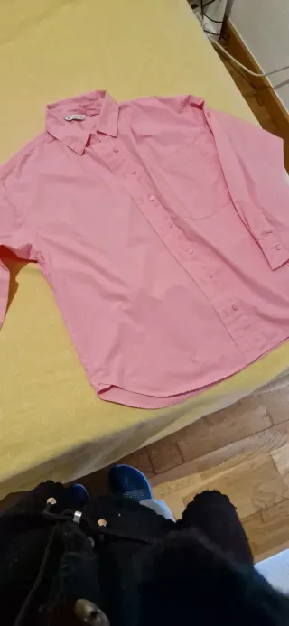 Camisa rosa mujer
