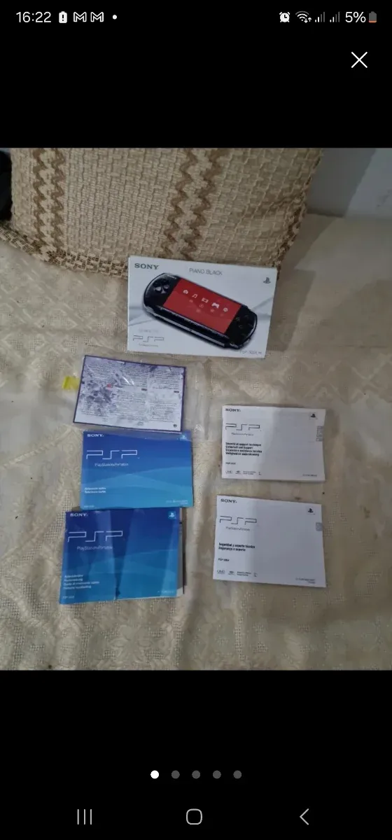 Caixa Vazia PSP 3004 Piano Black + Grand Theft Auto