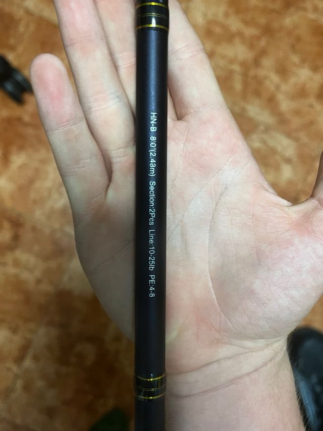 Pareja de cañas de pescar nuevas