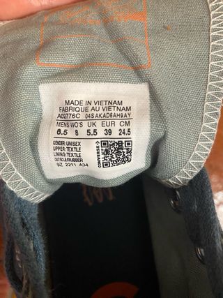 Converse All Star Plataforma Azul-marrón