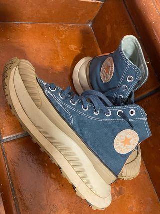 Converse All Star Plataforma Azul-marrón