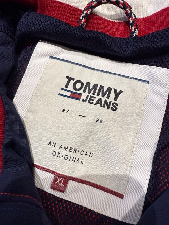 Cazadora Tommy Hilfiger Jeans XL Roja y Azul