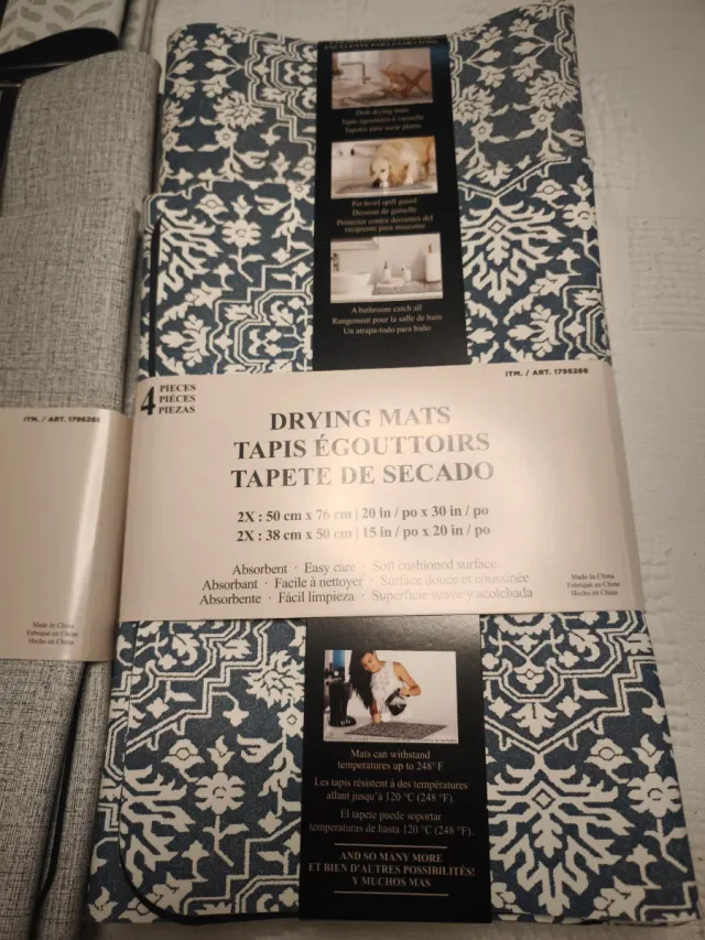 Tapetes de Secado (4 Piezas)